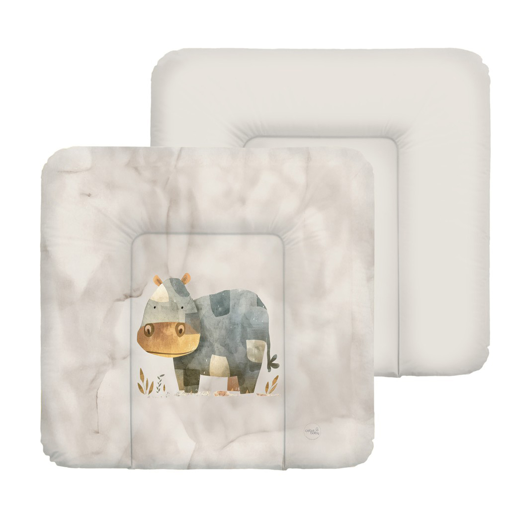 CEBA BABY Podložka prebaľovacia mäkká (75x72) Basic Cosy Hippo